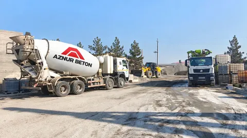 Mikserlar va beton nasosi